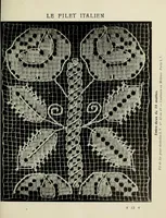 An illustration from Album de filet brodé (1900)