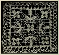 An illustration from Album de filet brodé (1900)