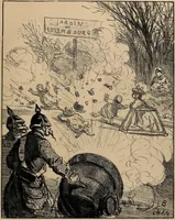 An illustration from Album du siège : recueil de caricatures publiées pendant le siège dans le Charivari (1871)