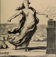 An illustration from Album du siège : recueil de caricatures publiées pendant le siège dans le Charivari (1871)