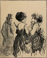An illustration from Album du siège : recueil de caricatures publiées pendant le siège dans le Charivari (1871)