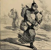 An illustration from Album du siège : recueil de caricatures publiées pendant le siège dans le Charivari (1871)