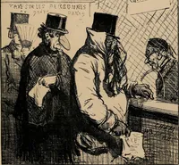 An illustration from Album du siège : recueil de caricatures publiées pendant le siège dans le Charivari (1871)