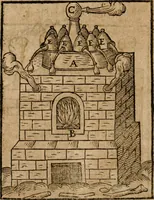 An illustration from Alchimia nova, das ist, Die güldene Kunst selbst, oder, Aller Künsten Mutter : sampt dero heimlichen Secreten, vnzehlichen verborgenen Kindern vnd Früchten ... (1603)
