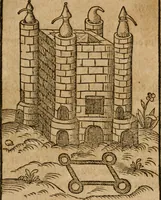 An illustration from Alchimia nova, das ist, Die güldene Kunst selbst, oder, Aller Künsten Mutter : sampt dero heimlichen Secreten, vnzehlichen verborgenen Kindern vnd Früchten ... (1603)