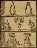 An illustration from Alchimia nova, das ist, Die güldene Kunst selbst, oder, Aller Künsten Mutter : sampt dero heimlichen Secreten, vnzehlichen verborgenen Kindern vnd Früchten ... (1603)
