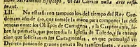 An illustration from Alegacion juridica, historico-politica, en defensa de la jurisdicion real, : y ilustracion de la provision de 20. de febrero del año passado 1684. despachada por el gouierno superior, y reducida a ordenança en el tom. I. fol. 311. Sobre que en recebir los corregidores de este reyno informaciones secretas de oficio, ò a instancia de parte, en orden a aueriguar como obseruan los curas, y dotrineros las disposiciones canonicas, synodales, cedulas, y ordenanças de Su Magestad, que tratan de las obenciones que deuen lleuar a los Indios a fin solo de dar cuenta con ellas a sus prelados, y al gouierno superior de estos reynos para que lo remedien, no se contrauiene en cosa alguna a la inmunidad de la iglesia. Escrita de orden del excel.mo senor duque de la Palata, virrey destos reynos (1685)