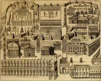 An illustration from Alexandri Donati e Societate Jesu Roma vetus ac recens : utriusque ædificiis illustrata : in multis locis aucta, castigatior reddita, indice locupletissimo & figuris aeneis illustrata (1695)