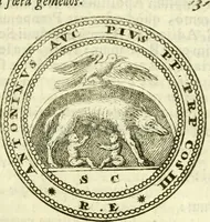 Picture 38 of 153 from Alexandri Donati e Societate Jesu Roma vetus ac recens : utriusque ædificiis illustrata : in multis locis aucta, castigatior reddita, indice locupletissimo & figuris aeneis illustrata (1695), leaf 192