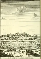 An illustration from Alexandri Donati e Societate Jesu Roma vetus ac recens : utriusque ædificiis illustrata : in multis locis aucta, castigatior reddita, indice locupletissimo & figuris aeneis illustrata (1695)