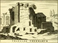An illustration from Alexandri Donati e Societate Jesu Roma vetus ac recens : utriusque ædificiis illustrata : in multis locis aucta, castigatior reddita, indice locupletissimo & figuris aeneis illustrata (1695)