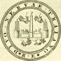An illustration from Alexandri Donati e Societate Jesu Roma vetus ac recens : utriusque ædificiis illustrata : in multis locis aucta, castigatior reddita, indice locupletissimo & figuris aeneis illustrata (1695)