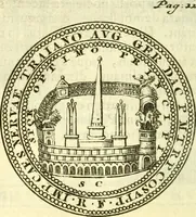 An illustration from Alexandri Donati e Societate Jesu Roma vetus ac recens : utriusque ædificiis illustrata : in multis locis aucta, castigatior reddita, indice locupletissimo & figuris aeneis illustrata (1695)