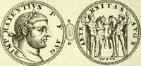 An illustration from Alexandri Donati e Societate Jesu Roma vetus ac recens : utriusque ædificiis illustrata : in multis locis aucta, castigatior reddita, indice locupletissimo & figuris aeneis illustrata (1695)