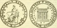 An illustration from Alexandri Donati e Societate Jesu Roma vetus ac recens : utriusque ædificiis illustrata : in multis locis aucta, castigatior reddita, indice locupletissimo & figuris aeneis illustrata (1695)