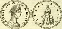 An illustration from Alexandri Donati e Societate Jesu Roma vetus ac recens : utriusque ædificiis illustrata : in multis locis aucta, castigatior reddita, indice locupletissimo & figuris aeneis illustrata (1695)
