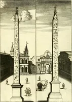 An illustration from Alexandri Donati e Societate Jesu Roma vetus ac recens : utriusque ædificiis illustrata : in multis locis aucta, castigatior reddita, indice locupletissimo & figuris aeneis illustrata (1695)