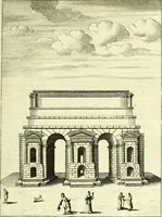 An illustration from Alexandri Donati e Societate Jesu Roma vetus ac recens : utriusque ædificiis illustrata : in multis locis aucta, castigatior reddita, indice locupletissimo & figuris aeneis illustrata (1695)