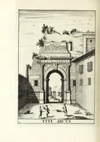 An illustration from Alexandri Donati e Societate Jesu, Roma vetus ac recens, utriusque aedificiis illustrata : in multis locis aucta, castigatior reddita, indice locupletissimo, & figuris aeneis illustrata (1695)