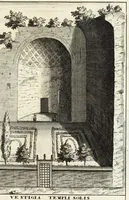 Picture 21 of 49 from Alexandri Donati e Societate Jesu, Roma vetus ac recens, utriusque aedificiis illustrata : in multis locis aucta, castigatior reddita, indice locupletissimo, & figuris aeneis illustrata (1695), leaf 281