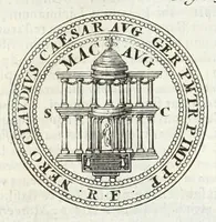 An illustration from Alexandri Donati e Societate Jesu, Roma vetus ac recens, utriusque aedificiis illustrata : in multis locis aucta, castigatior reddita, indice locupletissimo, & figuris aeneis illustrata (1695)