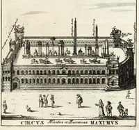 An illustration from Alexandri Donati e Societate Jesu, Roma vetus ac recens, utriusque aedificiis illustrata : in multis locis aucta, castigatior reddita, indice locupletissimo, & figuris aeneis illustrata (1695)