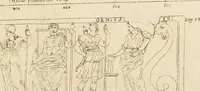 An illustration from Alexii Symmachi Mazochii In mvtilvm Campani amphitheatri titvlvm aliasque nonnullas Campanas inscriptiones commentarivs (1797)