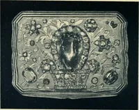 An illustration from Alfavitny ukazatel s.-peterburgskikh zolotykh i serebrianykh diel masterov, iuvelirov, graverov i proch., 1714-1814 (1907)