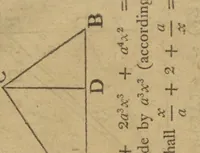 An illustration from A treatise of algebra: wherein the principles are demonstrated ... To which is added, the geometrical construction of a great number of linear and plane problems .. (1809)