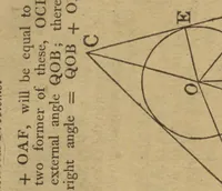 An illustration from A treatise of algebra: wherein the principles are demonstrated ... To which is added, the geometrical construction of a great number of linear and plane problems .. (1809)