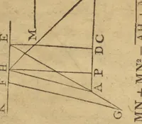 An illustration from A treatise of algebra: wherein the principles are demonstrated ... To which is added, the geometrical construction of a great number of linear and plane problems .. (1809)