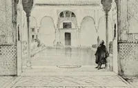 An illustration from The Alhambra, being a brief record of the Arabian conquest of the Peninsula (1907)