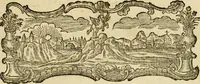 An illustration from Allgemeine Geschichte Würtenbergs und dessen angränzender Gebiethe und Gegenden, nach den merkwürdigsten Veränderungen in Staats-Kirchen und Burgerlichen Wesen : Alles mit nöthigen Documenten bewiesen und mit vielen Kupfern gezieret (1764)