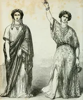 An illustration from Almanach de la littérature du théatre et des beaux-arts (1853)