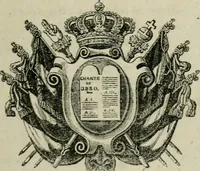 An illustration from Almanach national (1679)