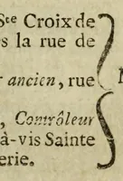 An illustration from Almanach royal (1700)