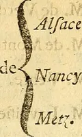 An illustration from Almanach royal .. (1700)