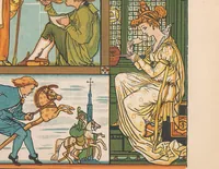 An illustration from The alphabet of old friends (1874)