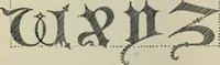 An illustration from Alphabets old and new, for the use of craftsmen : with an introductory essay on Art in the alphabet (1898)