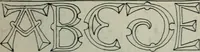 An illustration from Alphabets old and new, for the use of craftsmen : with an introductory essay on Art in the alphabet (1898)