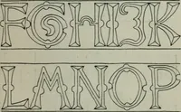 An illustration from Alphabets old and new, for the use of craftsmen : with an introductory essay on Art in the alphabet (1898)
