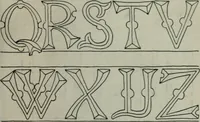 An illustration from Alphabets old and new, for the use of craftsmen : with an introductory essay on Art in the alphabet (1898)