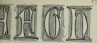 Picture 46 of 165 from Alphabets old and new, for the use of craftsmen : with an introductory essay on Art in the alphabet (1898), leaf 112