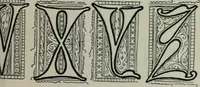 An illustration from Alphabets old and new, for the use of craftsmen : with an introductory essay on Art in the alphabet (1898)