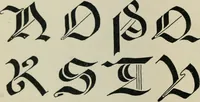An illustration from Alphabets old and new, for the use of craftsmen : with an introductory essay on Art in the alphabet (1898)