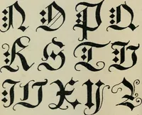 An illustration from Alphabets old and new, for the use of craftsmen : with an introductory essay on Art in the alphabet (1898)