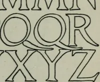 An illustration from Alphabets old and new, for the use of craftsmen : with an introductory essay on Art in the alphabet (1898)