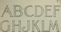 An illustration from Alphabets old and new, for the use of craftsmen : with an introductory essay on Art in the alphabet (1898)