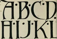 Picture 108 of 165 from Alphabets old and new, for the use of craftsmen : with an introductory essay on Art in the alphabet (1898), leaf 189