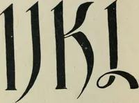 An illustration from Alphabets old and new, for the use of craftsmen : with an introductory essay on Art in the alphabet (1898)